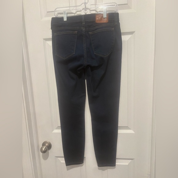 J. Crew Toothpick Skinny Jeans Size 28. Dark Wash, Style # B0755. - Picture 5 of 9